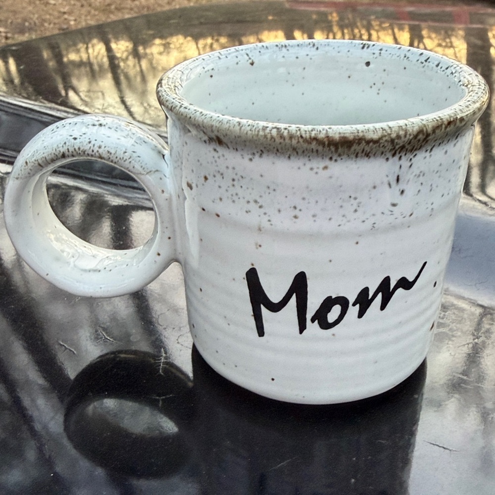 Vintage "Mom” Coffee Mug by Clay in Mind